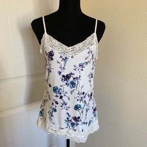 White House Black Market Floral Camisole